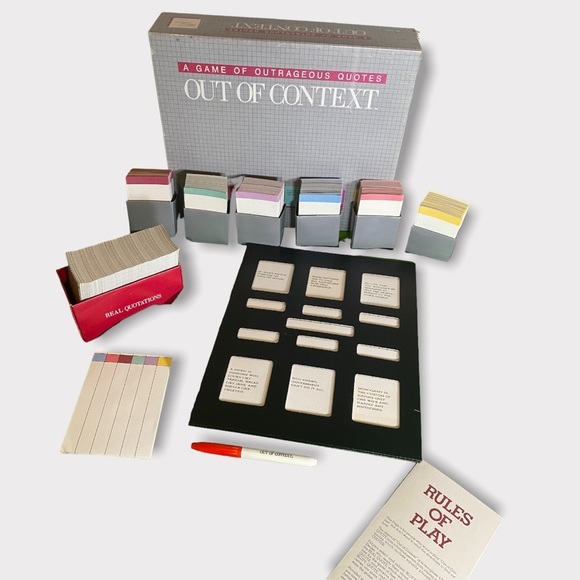 1985 VTG Board Game Out of Context - Picture 1 of 13